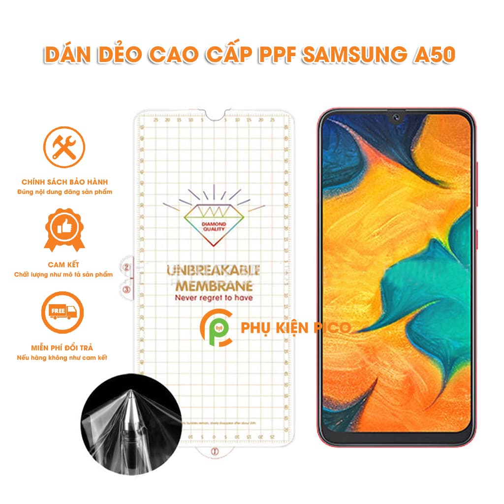 Dán dẻo màn hình Samsung Galaxy A50 cao cấp PPF