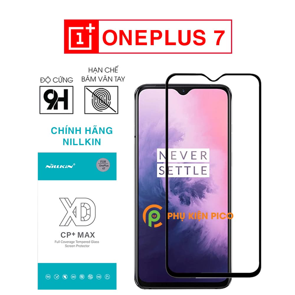 Cường lực Oneplus 7 chính hãng Nillkin XD CP+MAX full viền – Dán màn hình Oneplus 7