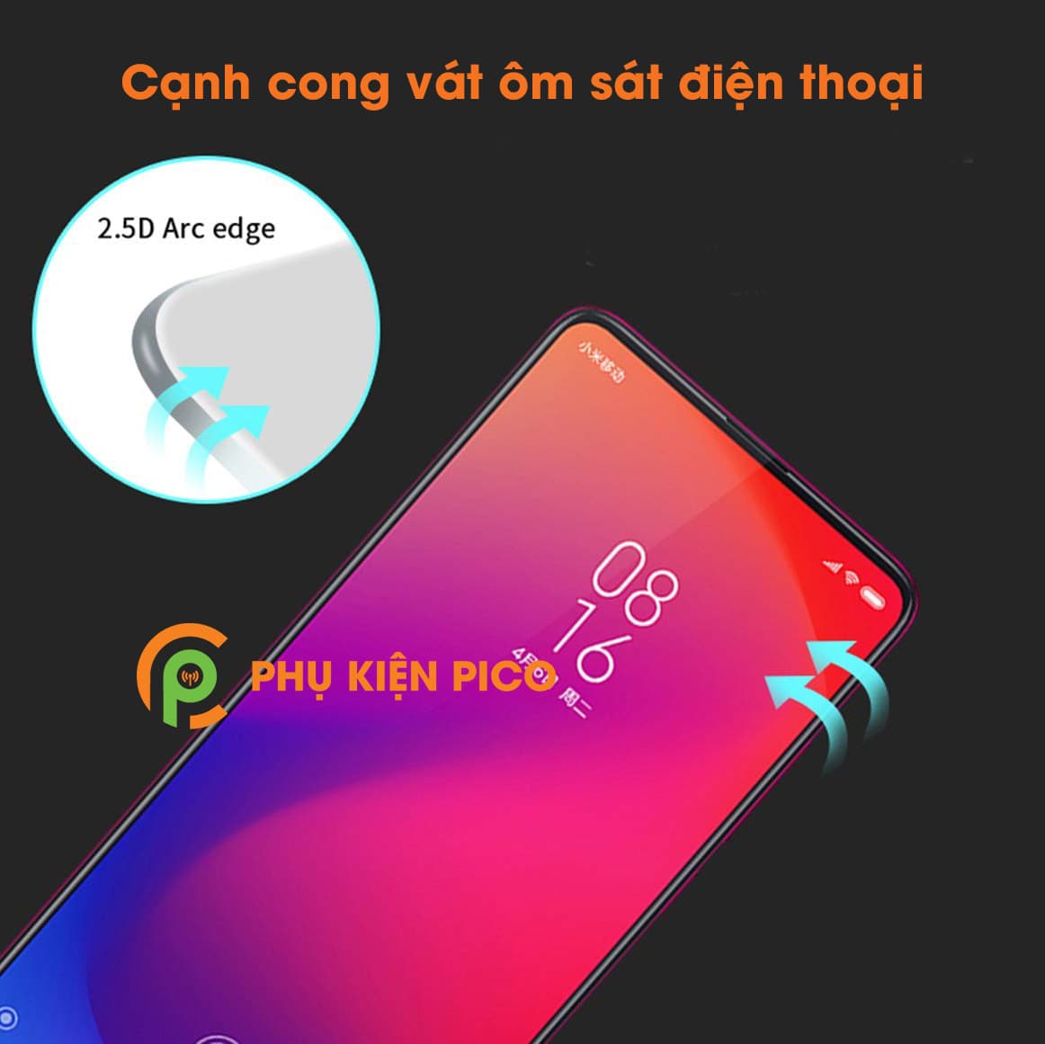 Kính cường lực Xiaomi Redmi K20 Pro full viền độ cứng 9H - 3