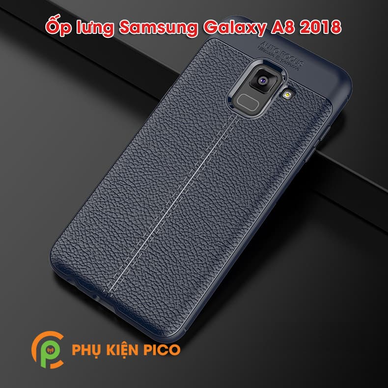 Ốp lưng Samsung Galaxy A8 da mềm sang trọng - 2