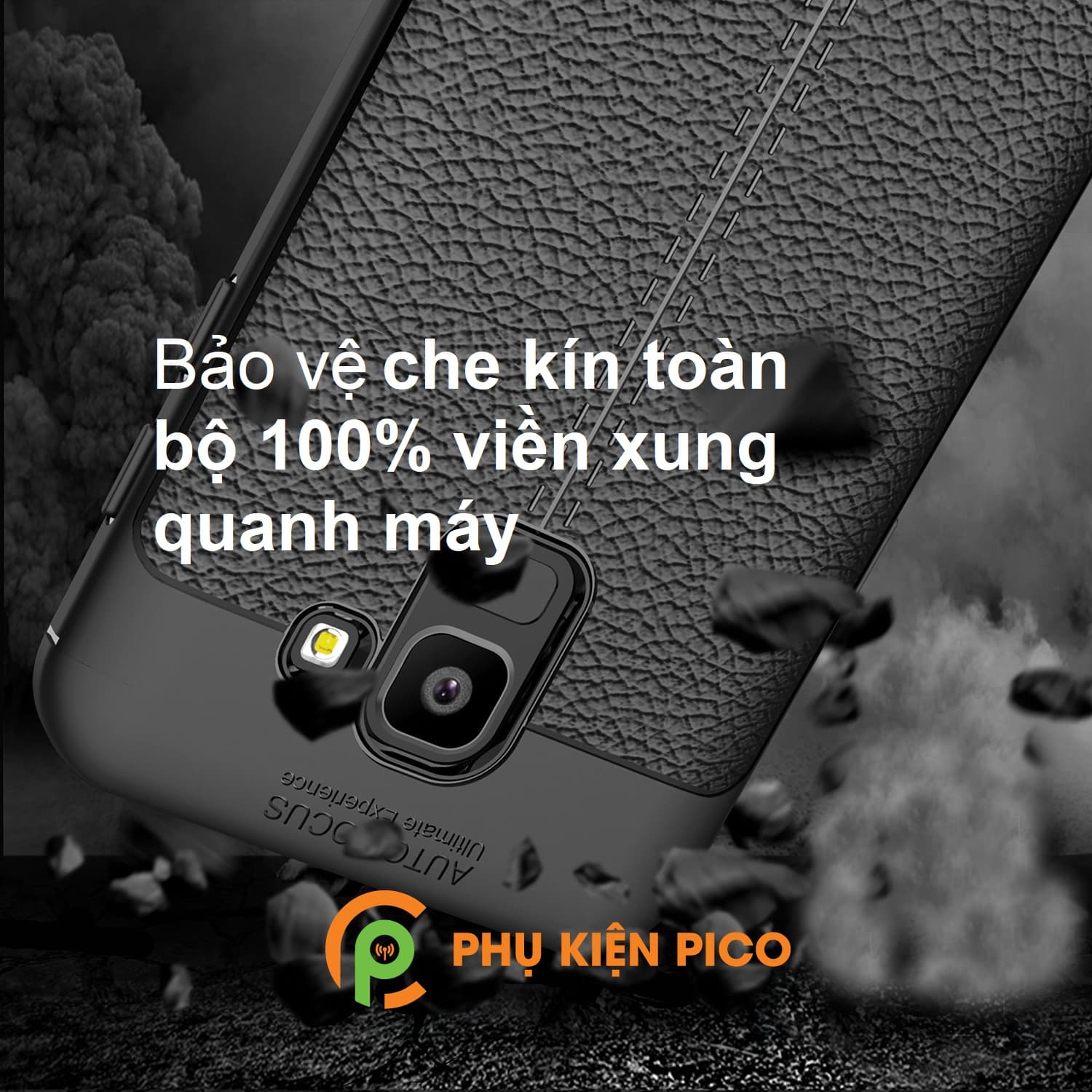 Ốp lưng Samsung Galaxy J6 da mềm sang trọng - 2