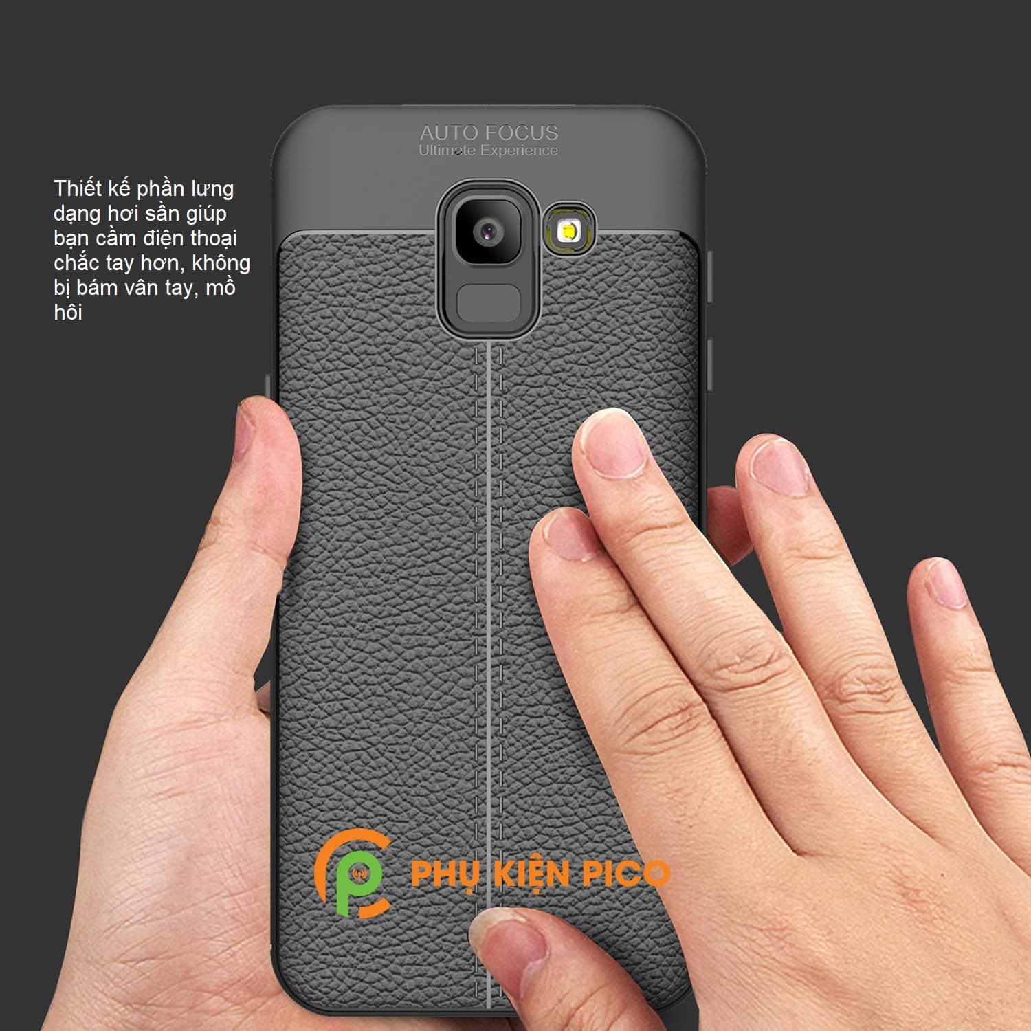 Ốp lưng Samsung Galaxy J6 da mềm sang trọng - 4