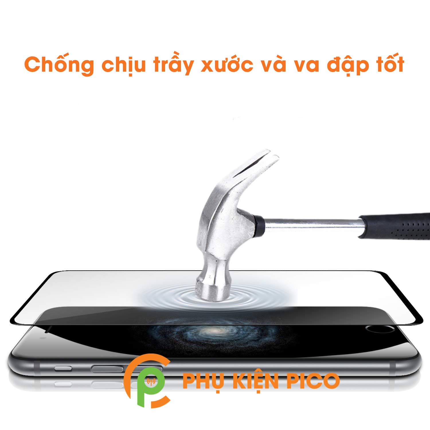 Kính cường lực Samsung Galaxy A80 full viền độ cứng 9H - 6