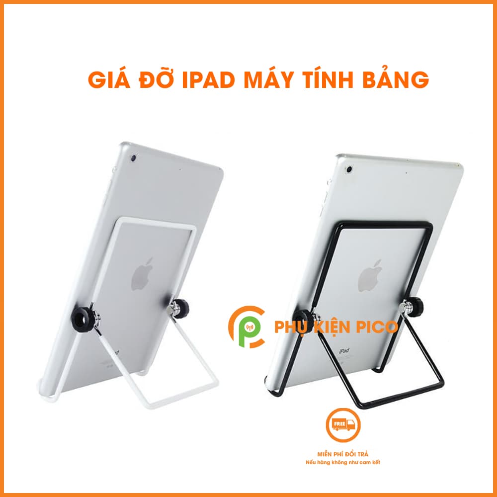 Giá đỡ iPad máy tính bảng bằng inox xoay 180 độ