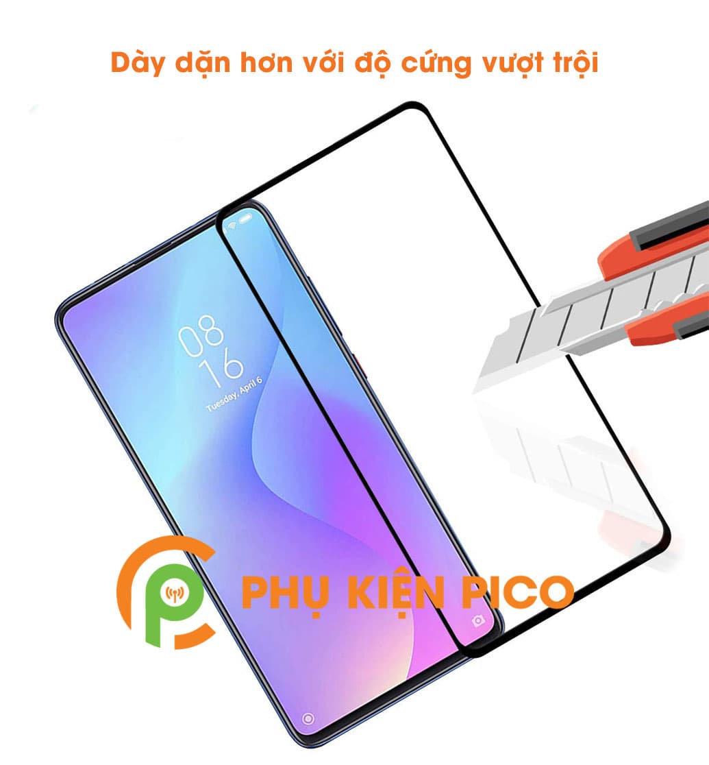 Kính cường lực Xiaomi Mi 9T Pro full viền mỏng độ cứng 9H - 5