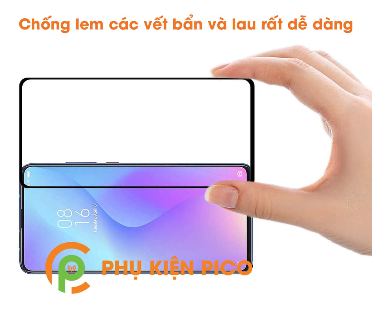 Kính cường lực Xiaomi Mi 9T Pro full viền mỏng độ cứng 9H - 4