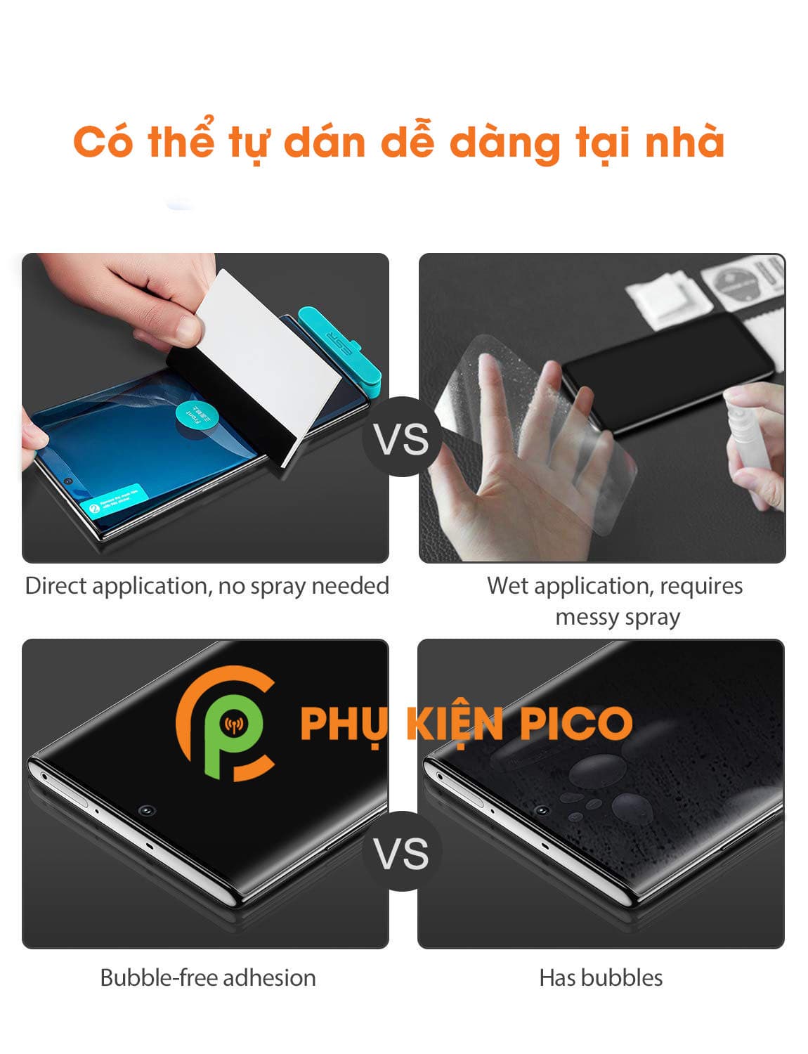 Dán PPF màn hình Samsung Galaxy Note 10 Pro trong suốt full viền - 3