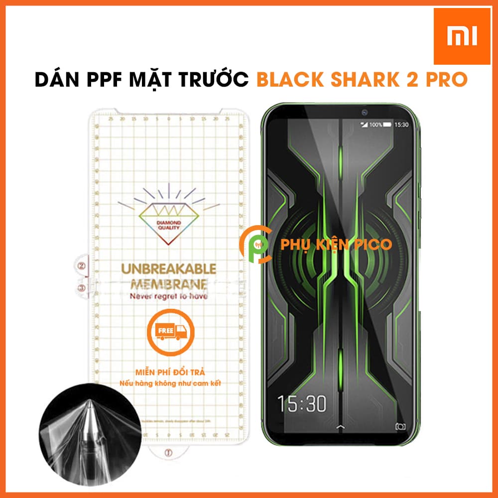 Dán PPF màn hình Xiaomi Black Shark 2 Pro dẻo trong suốt