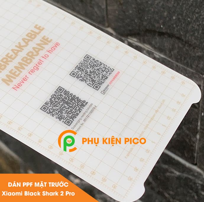 Dán PPF màn hình Xiaomi Black Shark 2 Pro dẻo trong suốt - 2