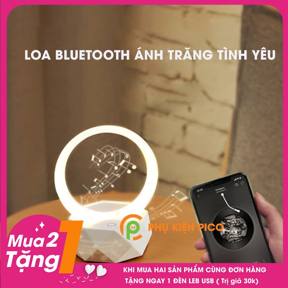 Loa Bluetooth ánh trăng tính yêu âm thanh sắc nét