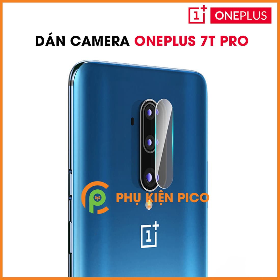 Dán camera Oneplus 7T Pro trong suốt chống xước bảo vệ lens