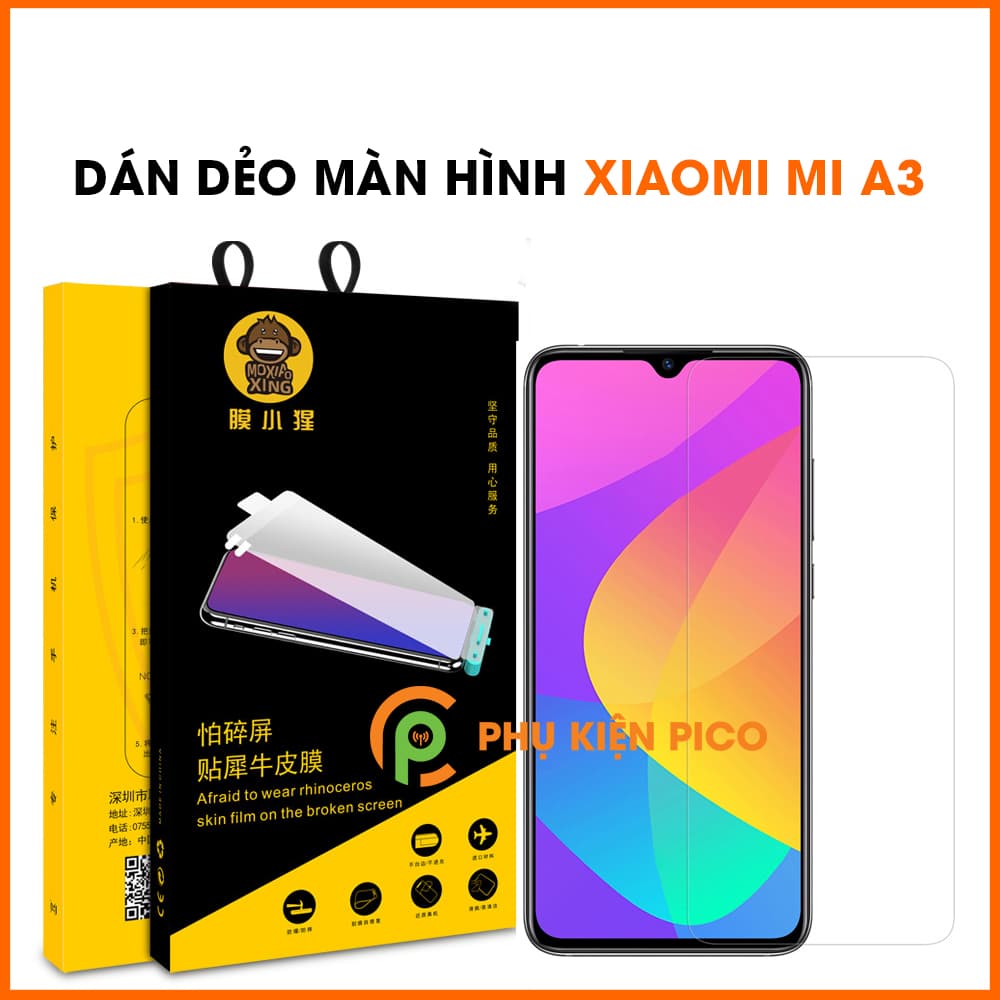 Dán màn hình Xiaomi Mi A3 full màn hình chính hãng Moxiao Xing