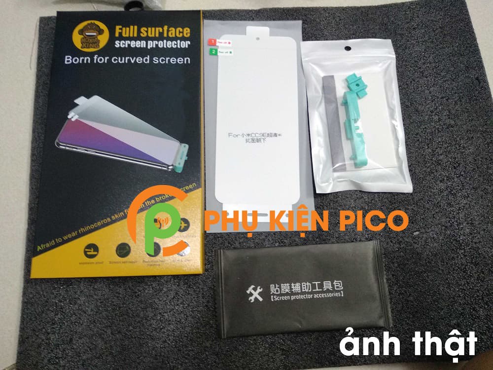 Dán màn hình Xiaomi Mi CC9E full màn hình chính hãng Moxiao Xing - 6