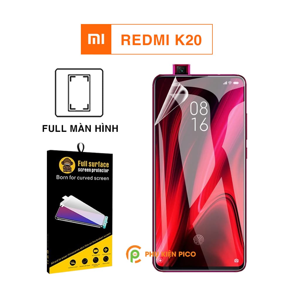 Dán màn hình Xiaomi K20 full màn hình trong suốt chính hãng Moxiao Xing