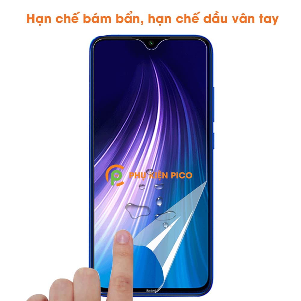 Dán màn hình Xiaomi Redmi Note 8 PPF dẻo trong suốt full viền - 3