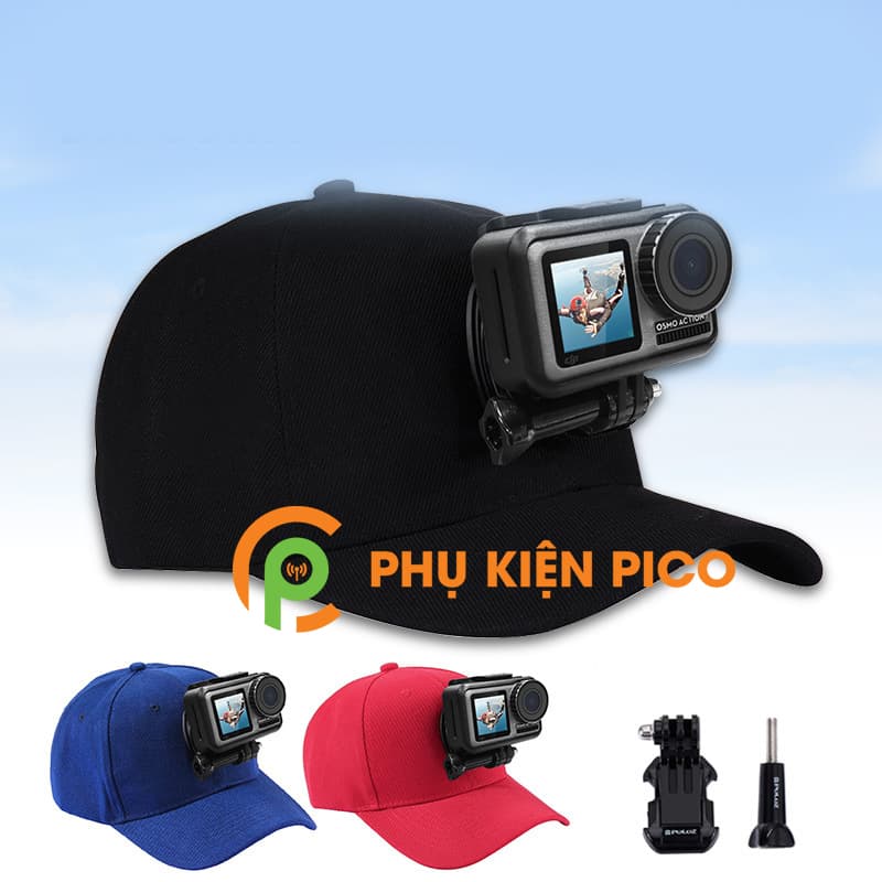 Mũ lưỡi trai thể thao gắn GoPro, Action Cam, Camera hành trình - 4
