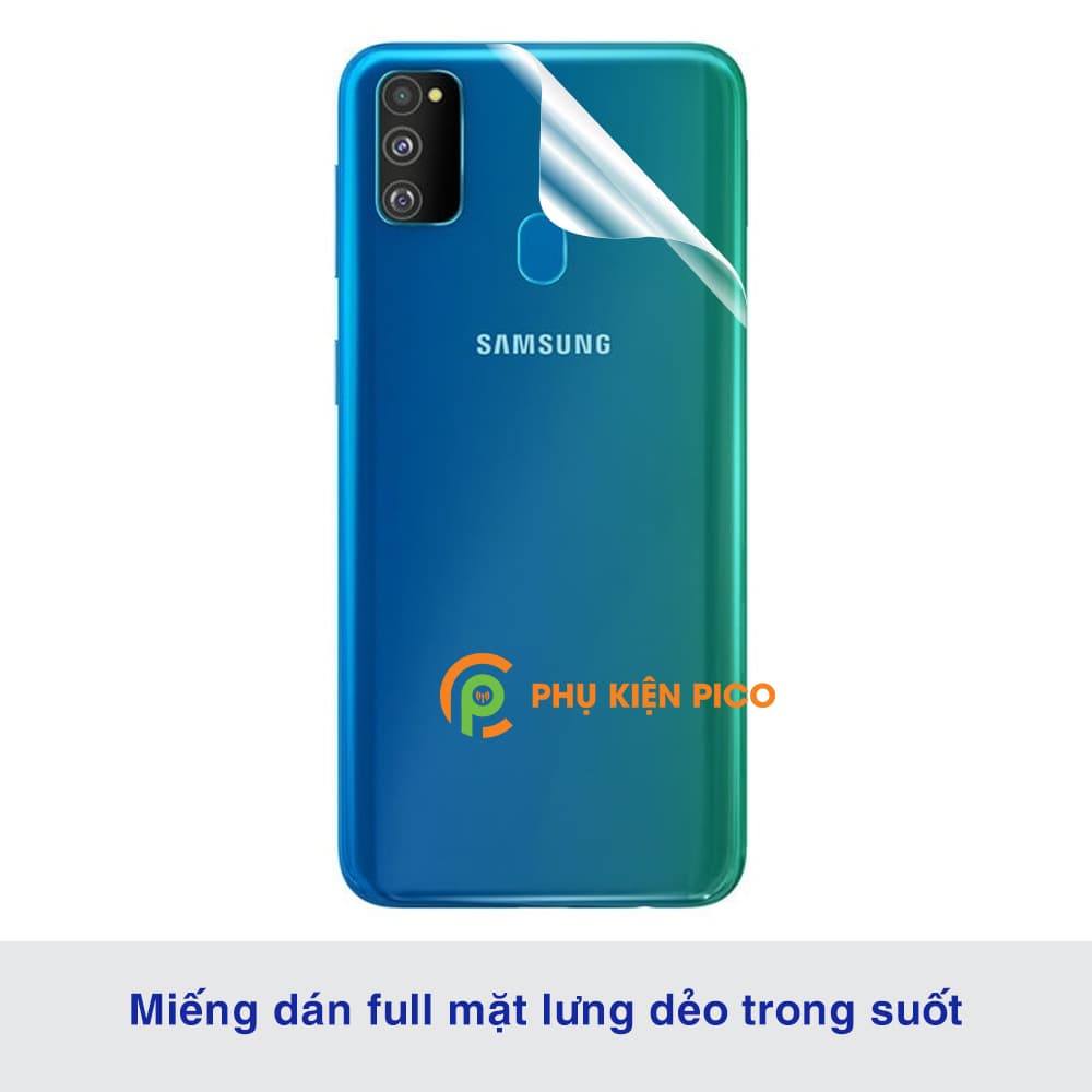 Dán mặt lưng Samsung Galaxy M30S cao cấp PPF dẻo trong suốt - 6