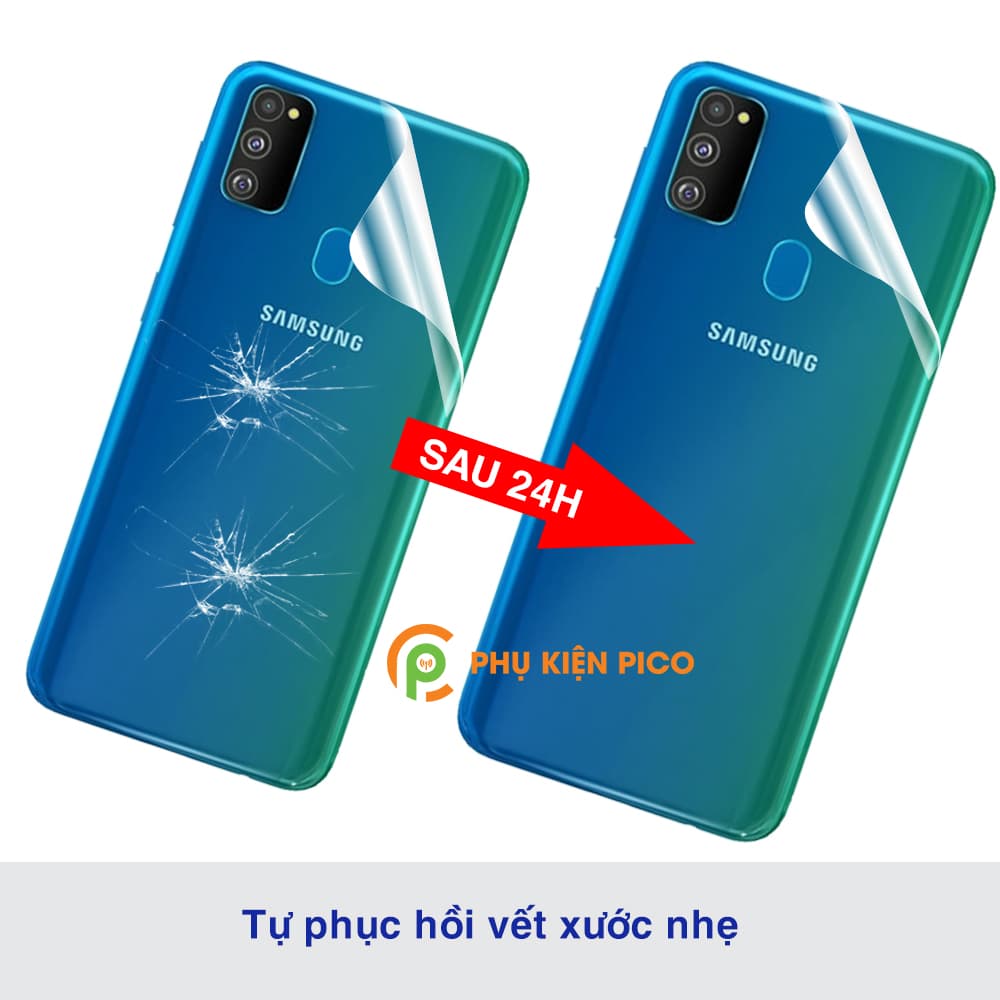 Dán mặt lưng Samsung Galaxy M30S cao cấp PPF dẻo trong suốt - 4
