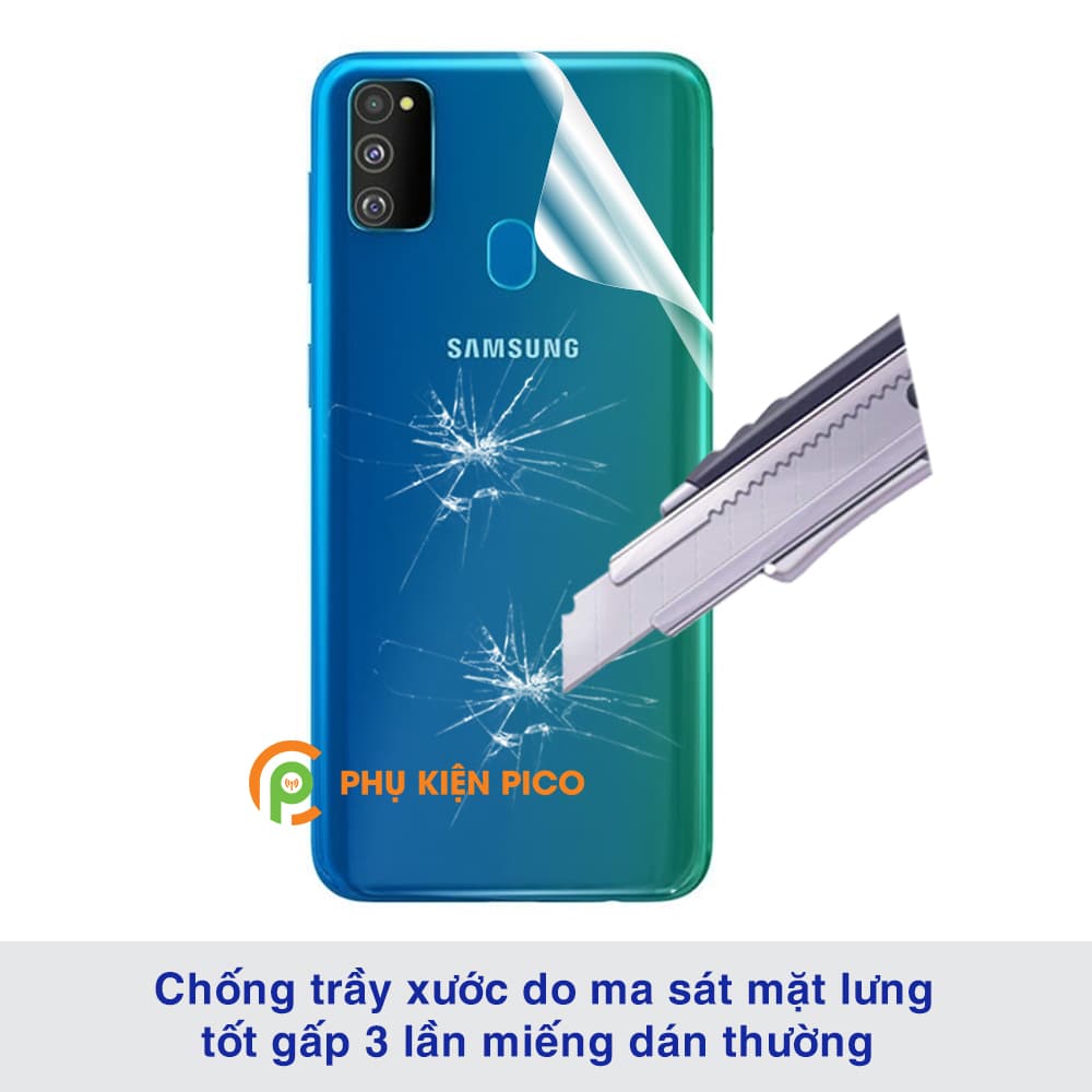 Dán mặt lưng Samsung Galaxy M30S cao cấp PPF dẻo trong suốt - 3