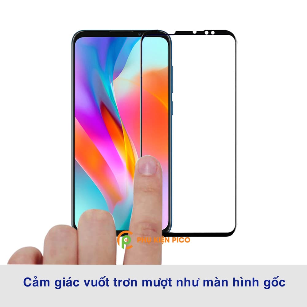 Kính cường lực Vsmart Live full màn hình viền đen siêu mỏng độ cứng 9H - 4