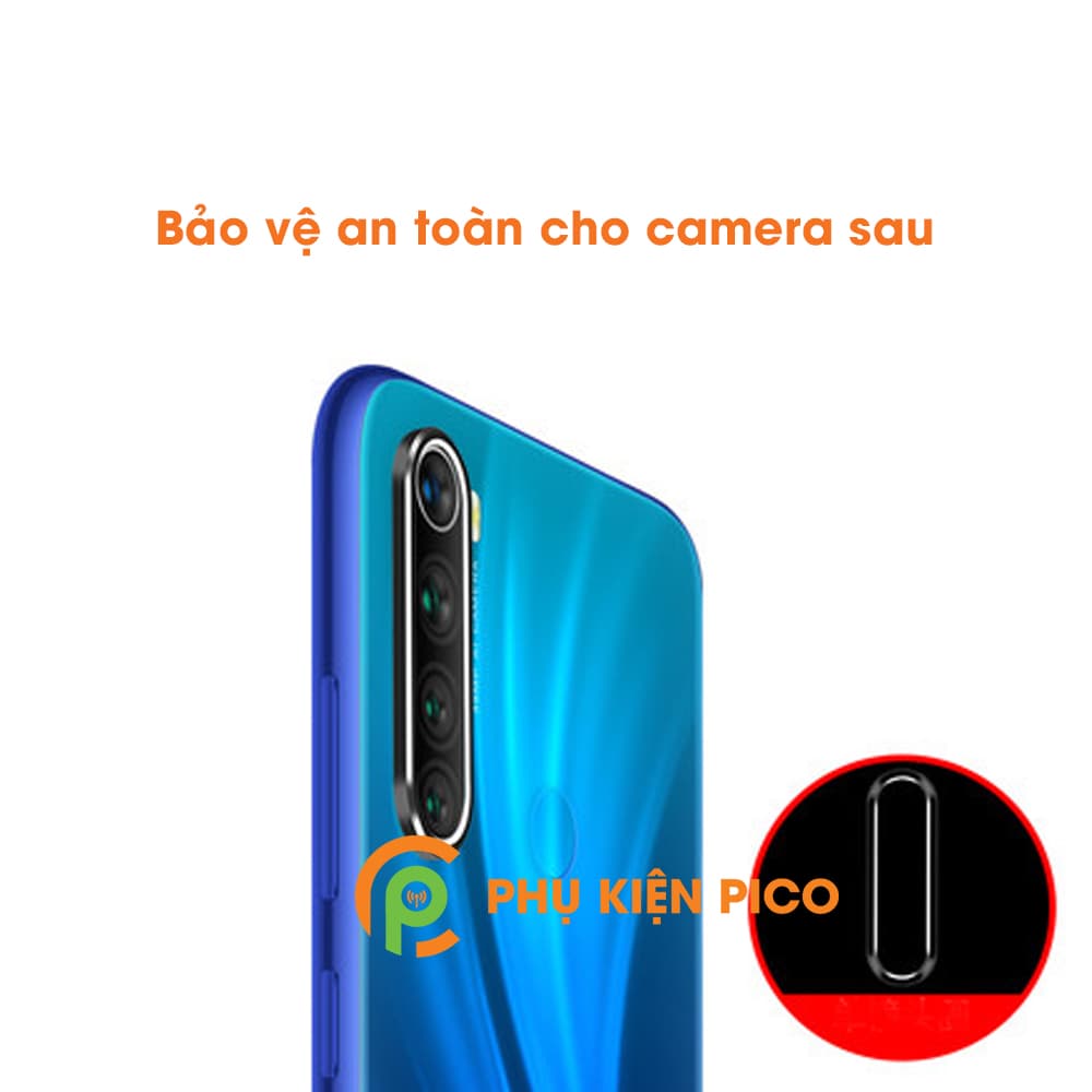 Ốp viền camera Xiaomi Redmi Note 8 màu đen - 2