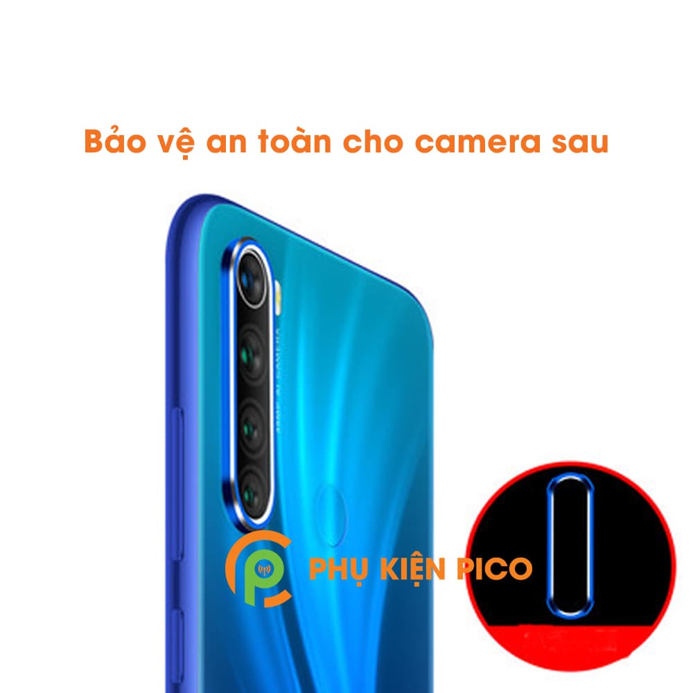Ốp viền camera Xiaomi Redmi Note 8 màu xanh - 3