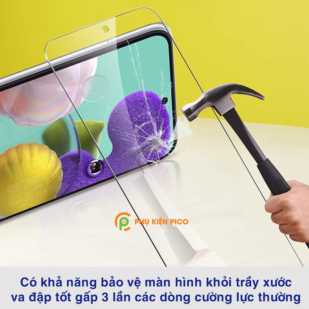 Kính cường lực Samsung A51 full màn hình chính hãng Gor - 6