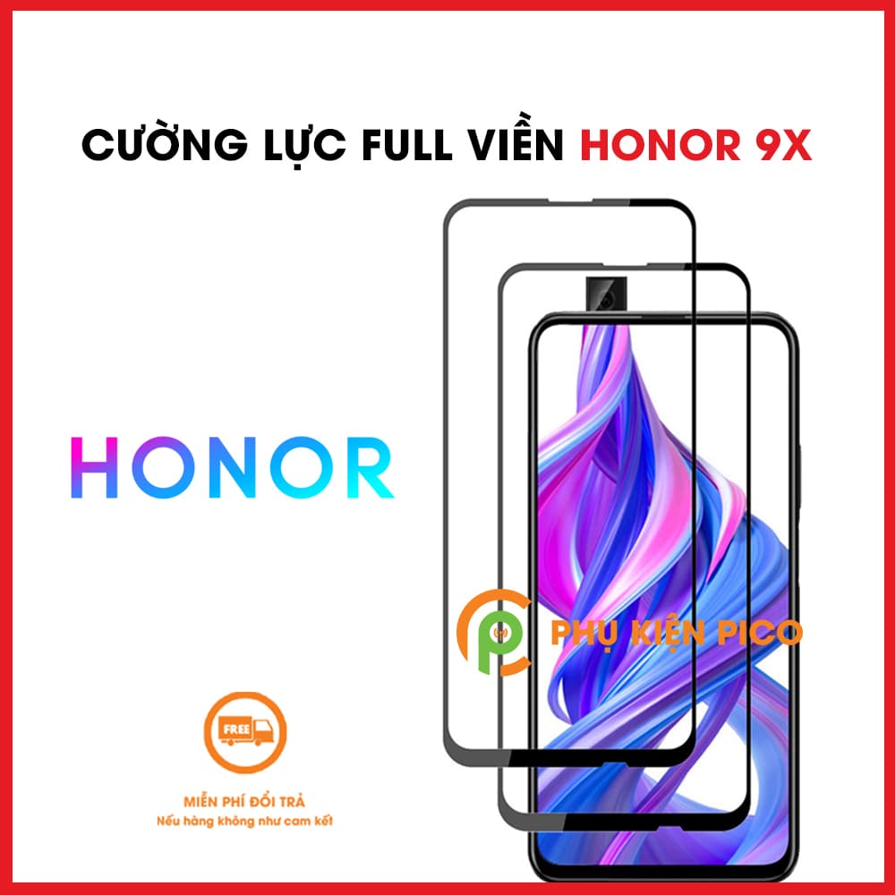 Kính cường lực Honor 9x viền siêu mỏng độ cứng 9H