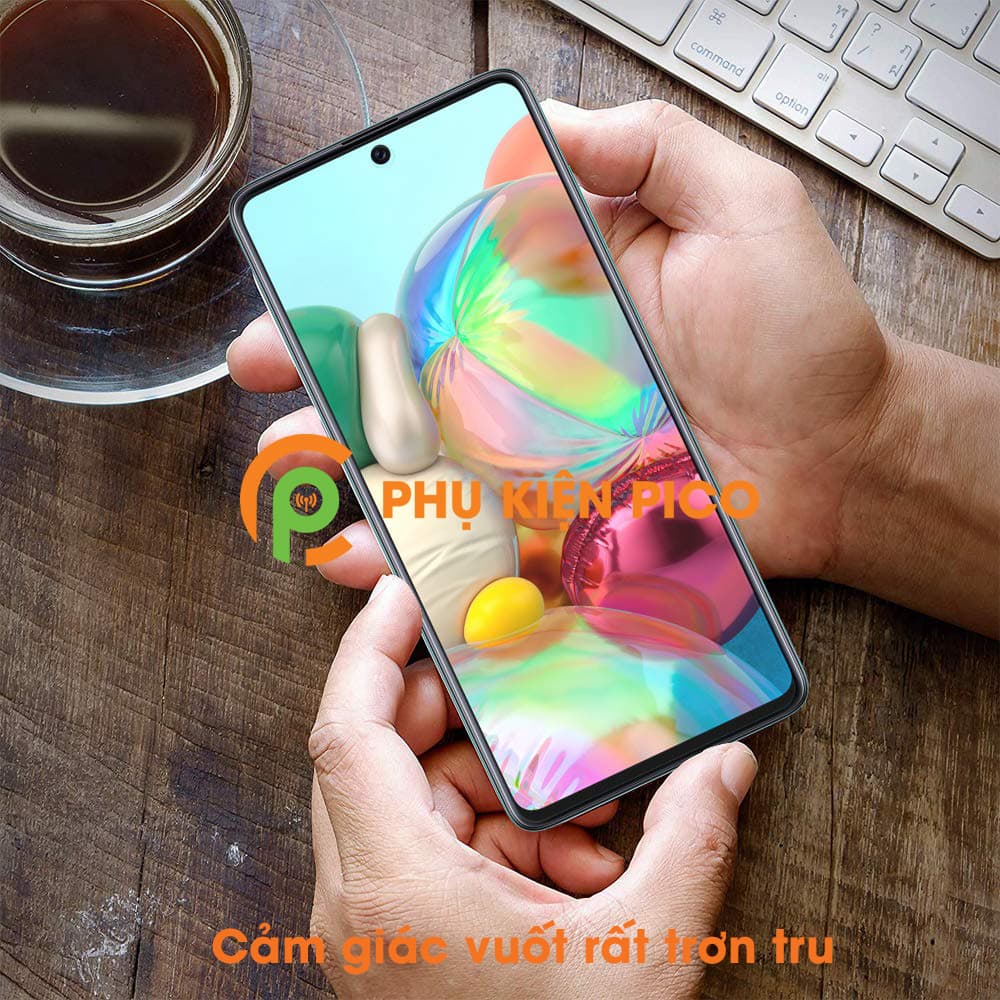 Kính cường lực Samsung Galaxy A51 viền siêu mỏng độ cứng 9H - 5