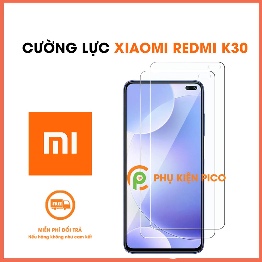 Kính cường lực Xiaomi Redmi K30 trong suốt full màn hình độ cứng 9H