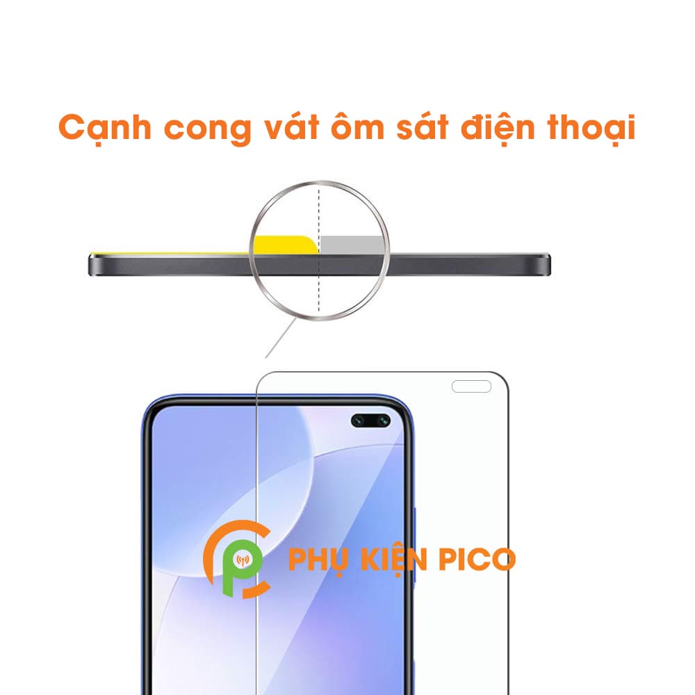 Kính cường lực Xiaomi Redmi K30 trong suốt full màn hình độ cứng 9H - 3
