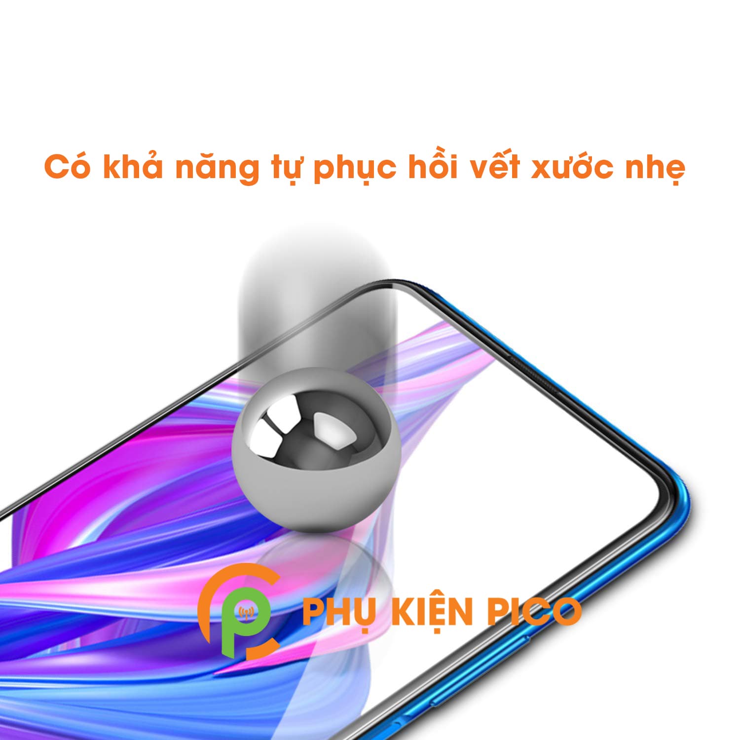 Dán màn hình Honor 9x PPF cao cấp dẻo trong suốt full keo - 3