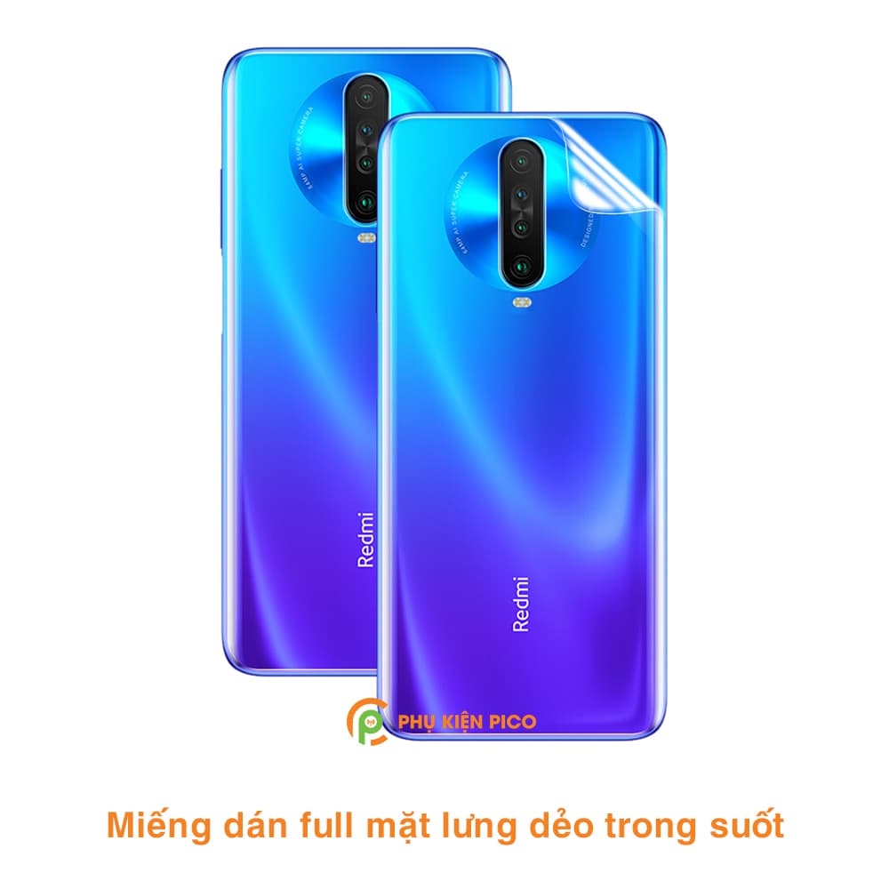 Dán lưng Redmi K30 full mặt lưng trong suốt PPF tự phục hồi vết xước - 5