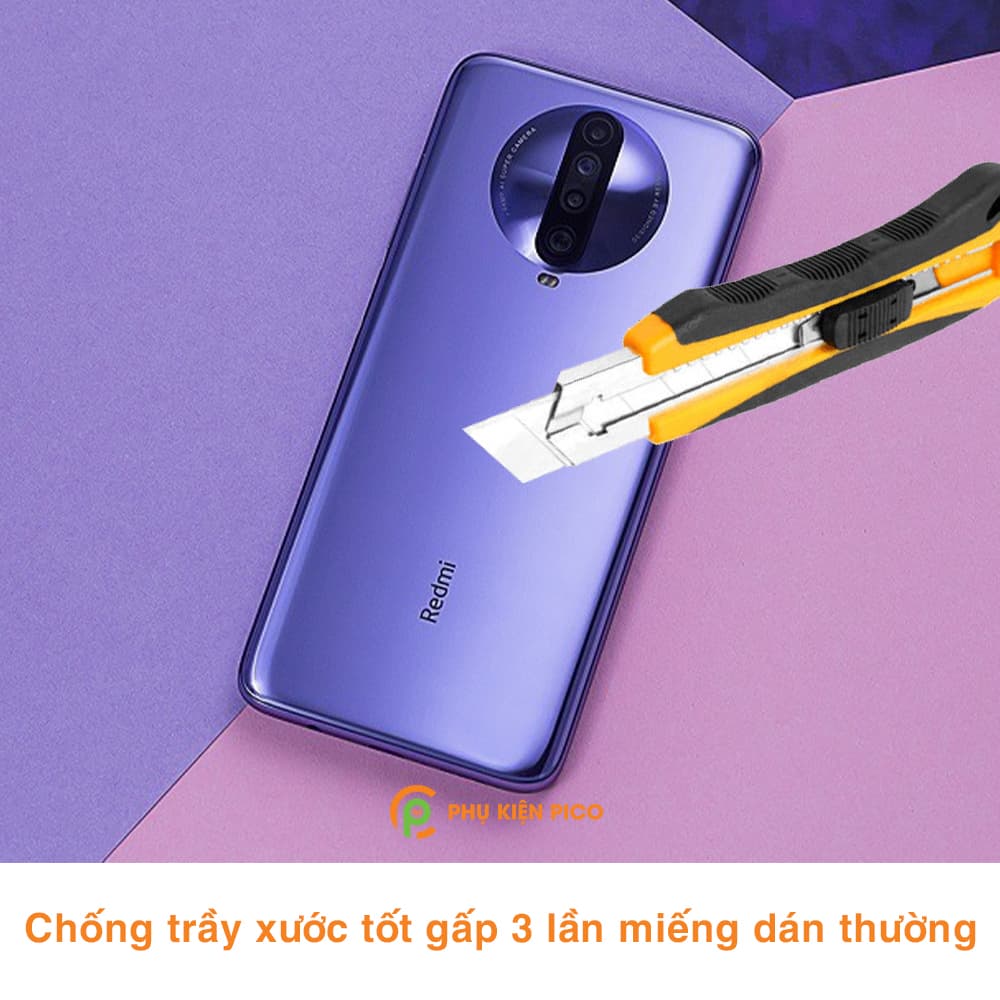 Dán lưng Redmi K30 full mặt lưng trong suốt PPF tự phục hồi vết xước - 2
