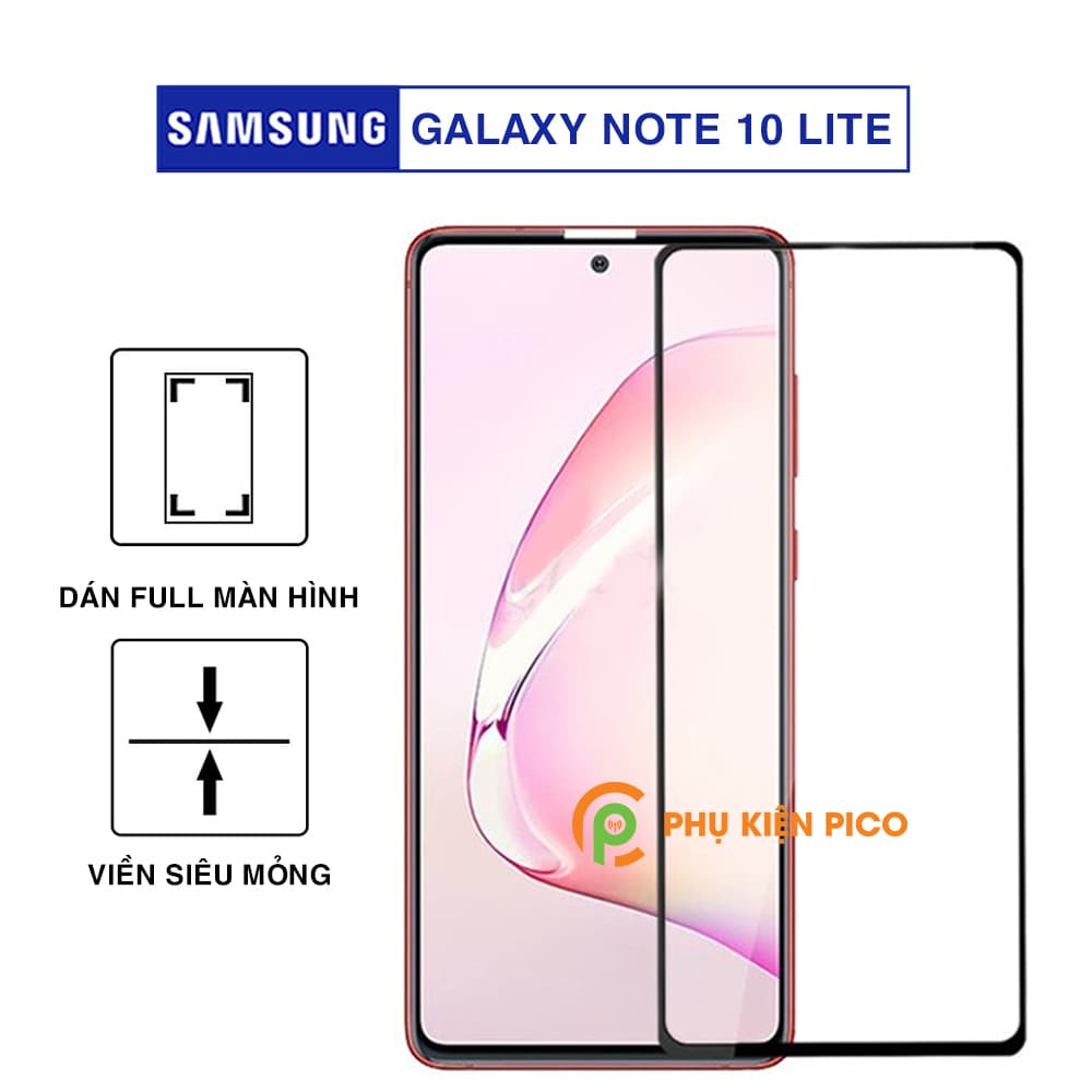 Cường lực Samsung Galaxy Note 10 Lite full màn hình viền siêu mỏng - 1