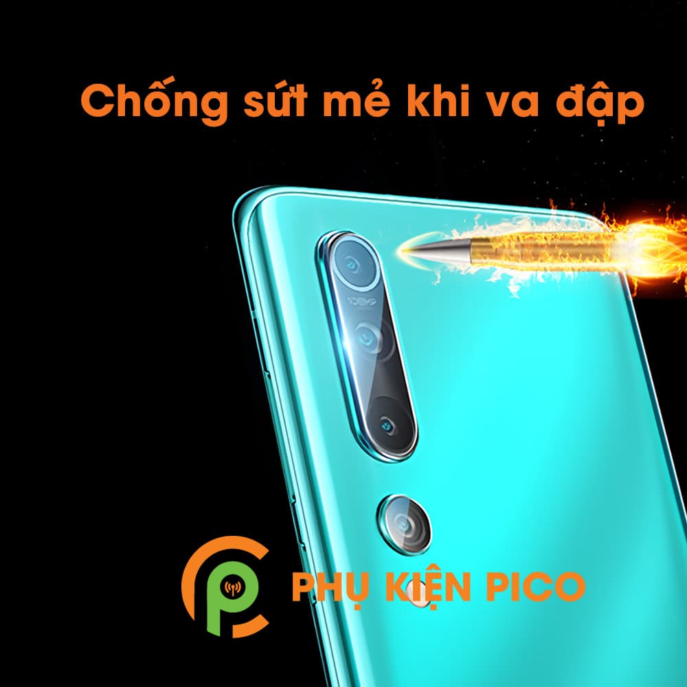 Dán camera Xiaomi Mi 10 trong suốt chống xước bảo vệ camera - 6