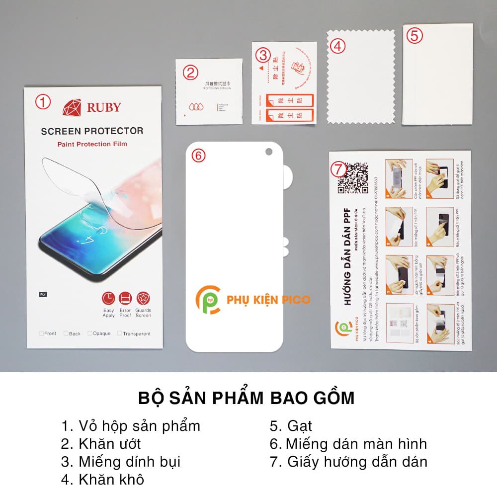 Dán màn hình Xiaomi Mi 10 PPF cao cấp dẻo trong suốt - 2
