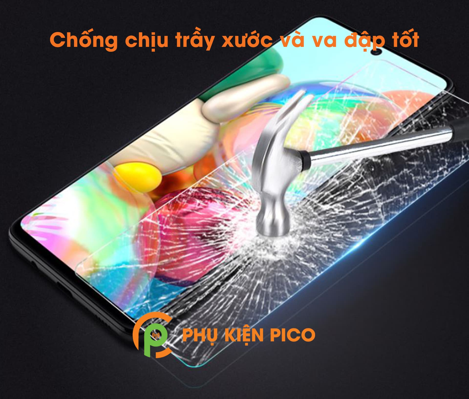 Cường lực Samsung Galaxy A71 trong suốt và Dán camera Samsung A71 combo2 - 7