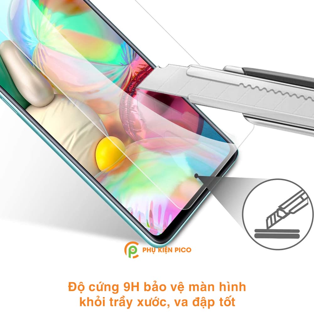Kính cường lực Samsung A71 full màn hình hiển thị chính hãng Nillkin Amazing H trong suốt - 2