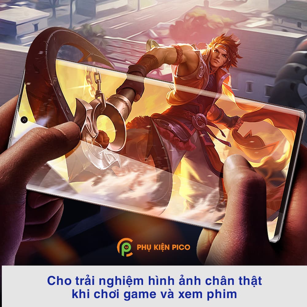 Kính cường lực Samsung Galaxy Note 10 Lite full màn hình hiển thị trong suốt - 5