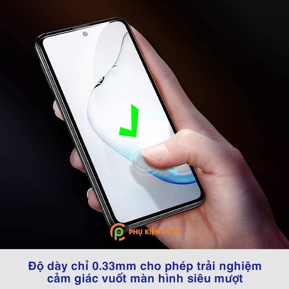 Cường lực Samsung Note 10 Lite full màn hình hiển thị chính hãng Nillkin Amazing H - 3