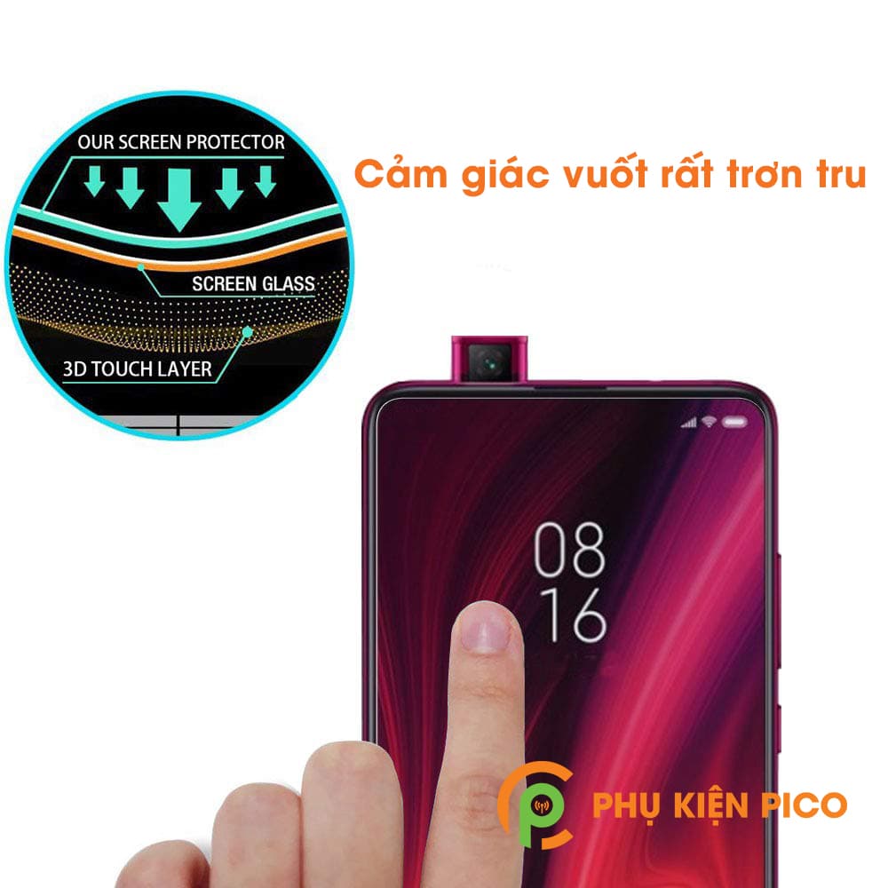 Kính cường lực Vsmart Active 3 trong suốt full viền - 3