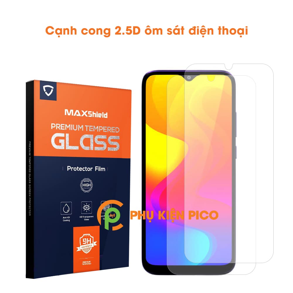 Cường lực Vsmart Joy 3 chính hãng Maxshield viền cong 2.5D - 3
