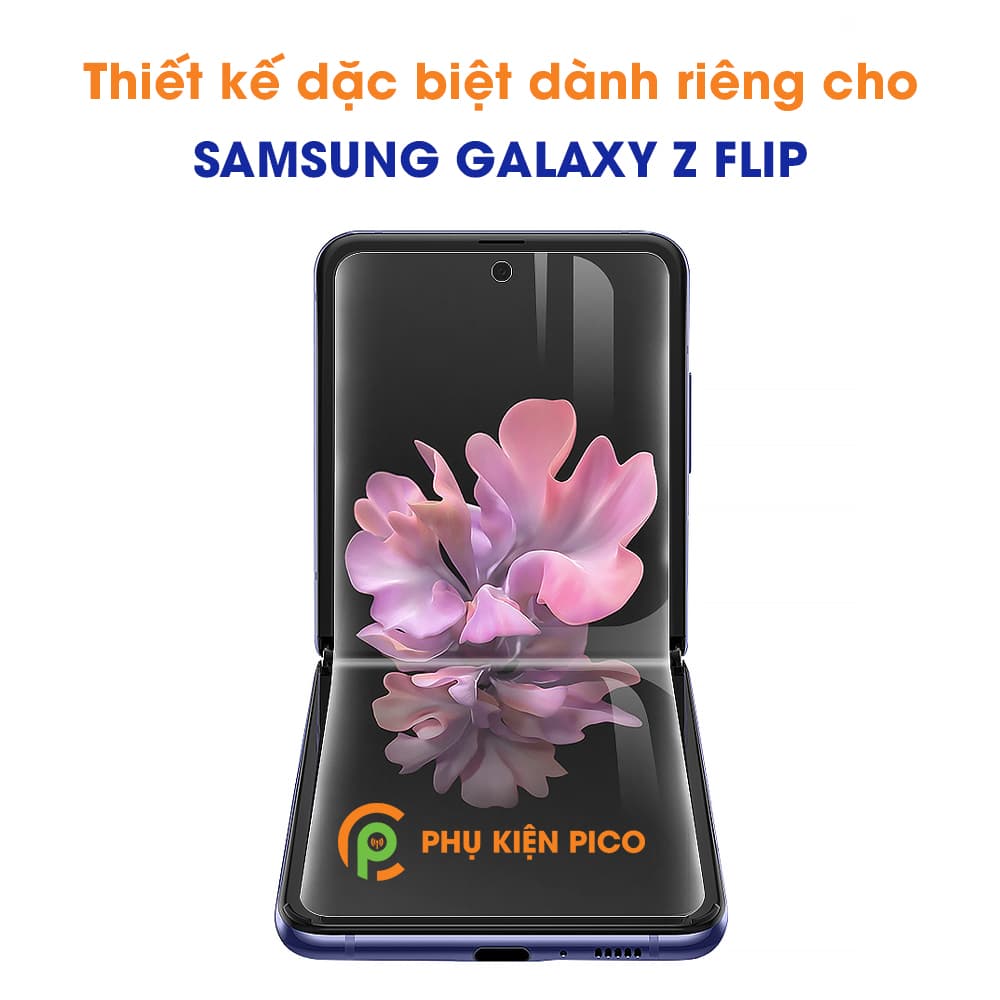 Dán màn hình Samsung Z Flip và Dán lưng Samsung Galaxy Z Flip và dán bản lề - combo3 - 6