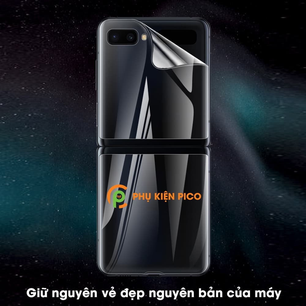 Dán màn hình Samsung Z Flip và Dán lưng Samsung Galaxy Z Flip và dán bản lề - combo3 - 5