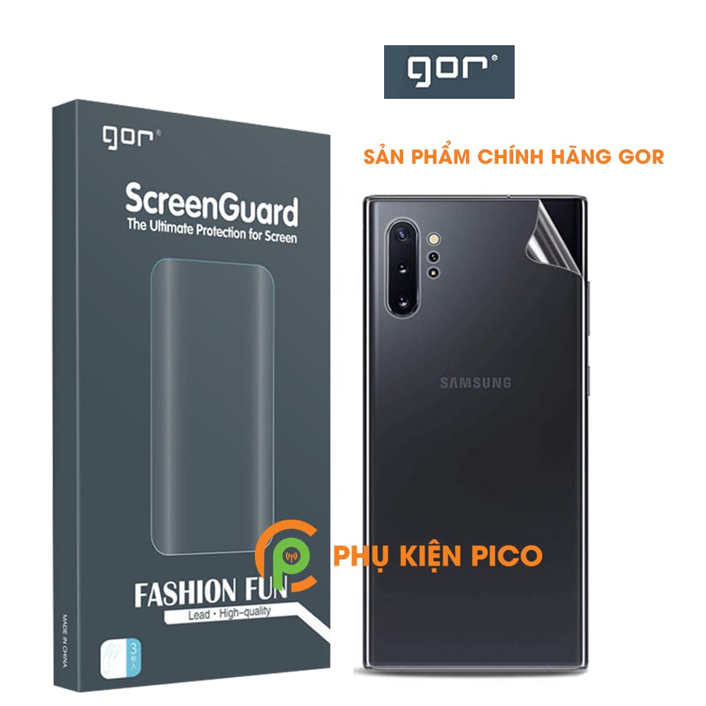 Dán màn hình và dán lưng Samsung Note 10 Pro chính hãng Gor PPF - 2