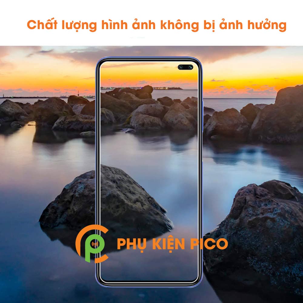 Ốp viền camera Xiaomi Redmi K30 chống xước bảo vệ camera màu xanh - 2
