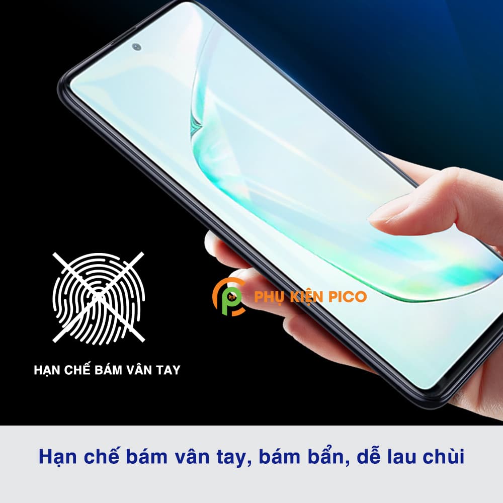 Kính cường lực Samsung Note 10 Lite full màn hình viền đen siêu mỏng Monqiqi - 3