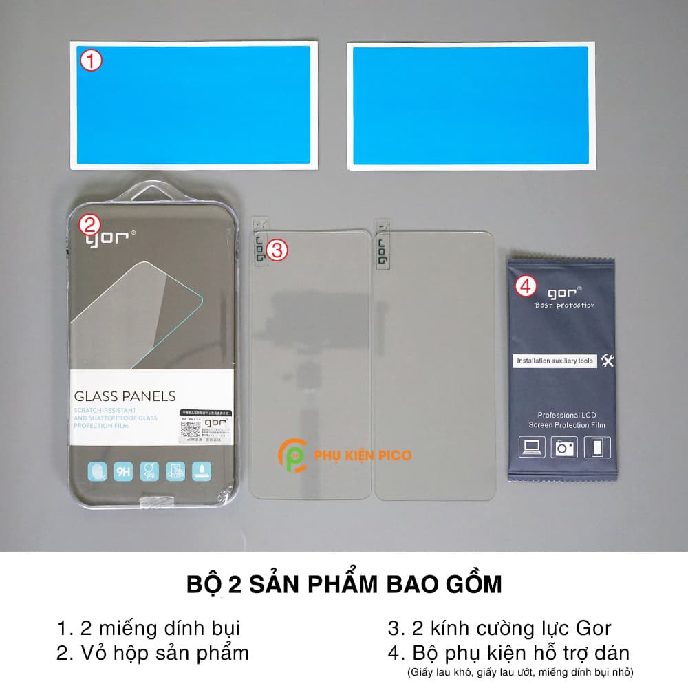 Kính cường lực Xiaomi Redmi Note 9 Pro full màn hình chính hãng Gor - 7