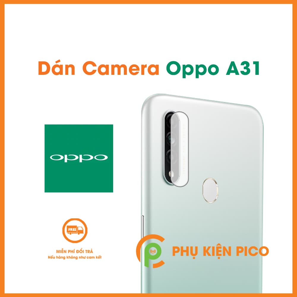 Dán camera Oppo A31 cường lực camera trong suốt độ cứng 7H